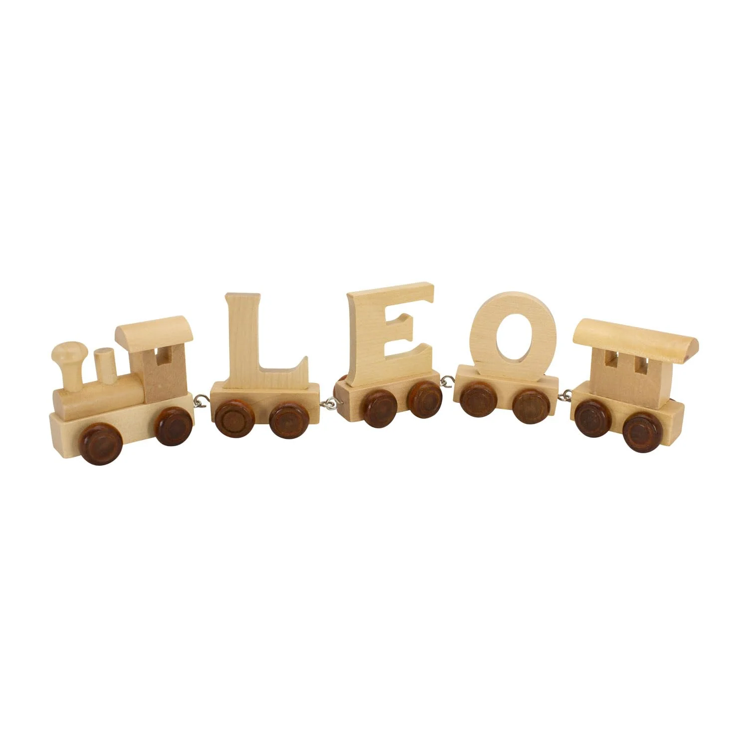 Buchstabenzug aus Holz, Buchstaben Zug, Lok, Waggon, A-Z, Wunschname (Lok) - Image 3