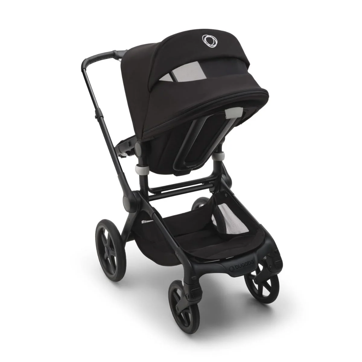 Bugaboo Fox 5, 2-in-1 Kinderwagen für jedes Gelände, mit Liegewanne und ausziehbarem Kleinkindsitz, einfach zu manövrieren und Ein-Hand Faltung, Fahrgestell, Liegewanne und Sonnendach in Schwarz - Image 6
