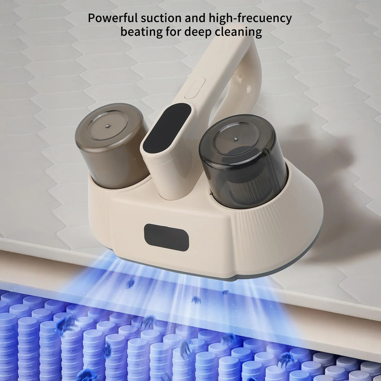 Buithafu Mite Vacuum Cleaner for Mattresses Saugstarker Doppelsauger Bettstaubsauger mit UV- C und Ultraschall für die Reinigung von Bettzeug und Sofa - Image 3