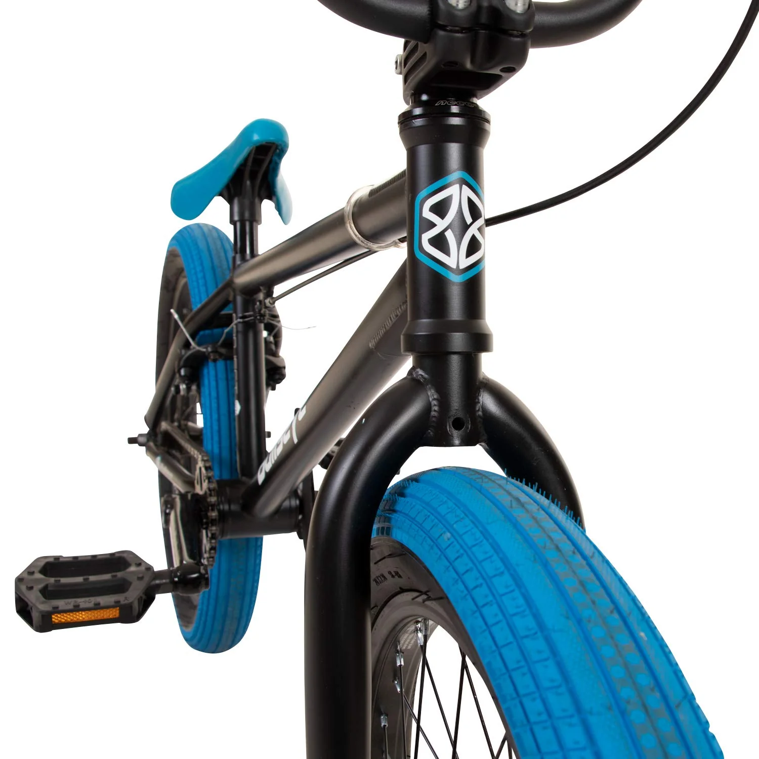 Bullseye Projekt 501 BMX 20 Zoll Park Freestyle Bike Fahrrad (Schwarz/Blau) - Image 4