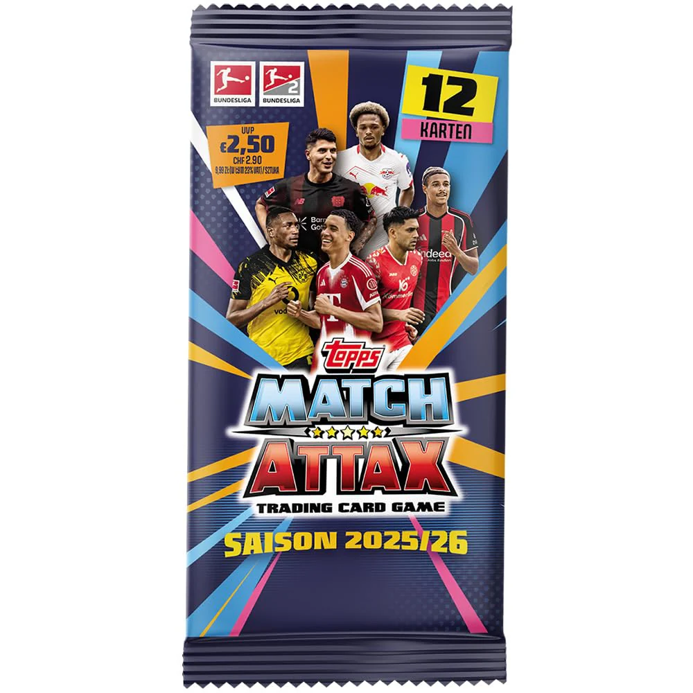 Bundle mit Match Attax Bundesliga - 1 Leere Sammelmappe + 10 Booster + Exklusive Collect-it Hüllen (2025/26) - Image 6