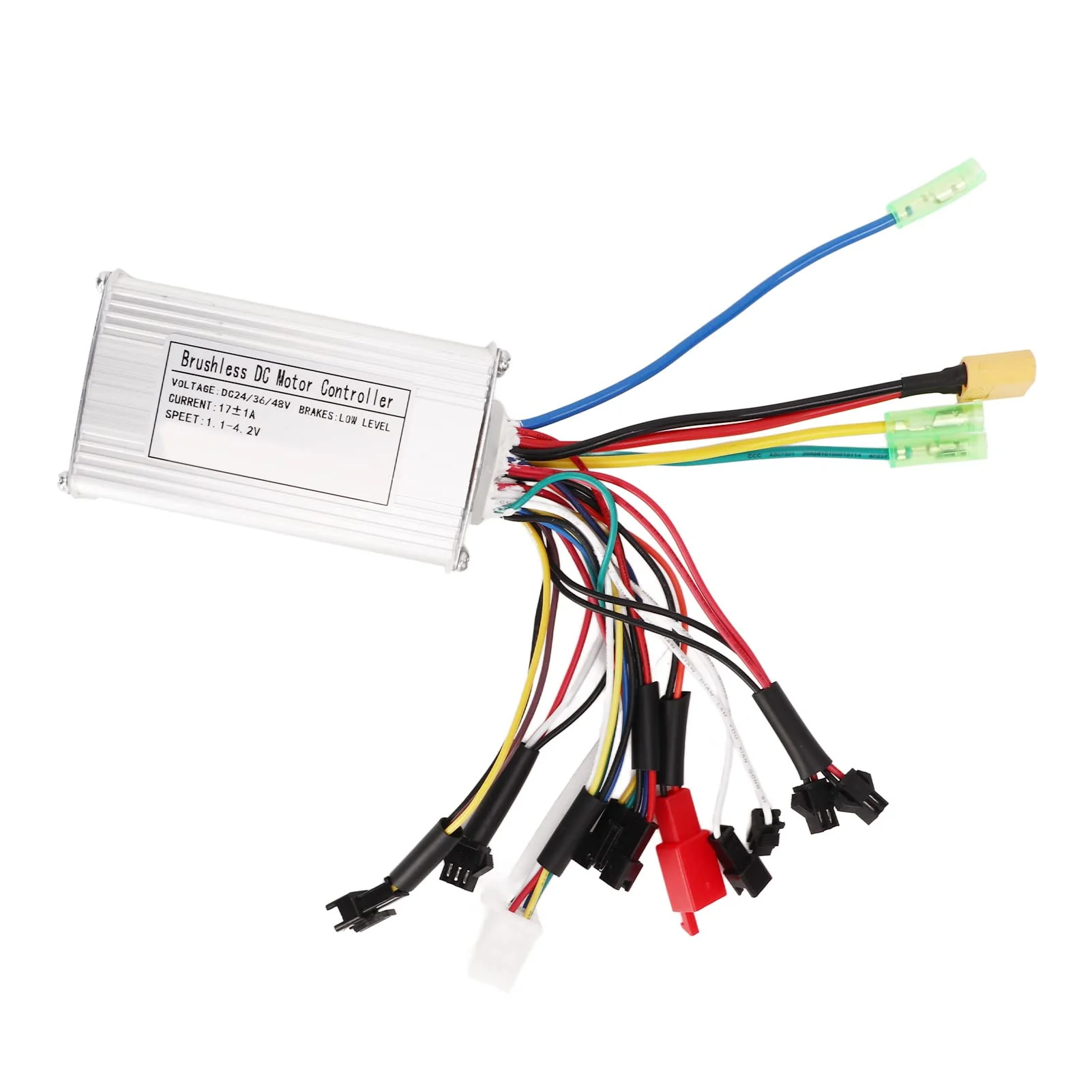 BuyWeek Elektrofahrrad Brushless Motor Controller, 24V 36V 48V 17A 3 Modus Sinuswelle Controller Bürstenloser Motor Controller für E-Bike Elektroroller - Image 4