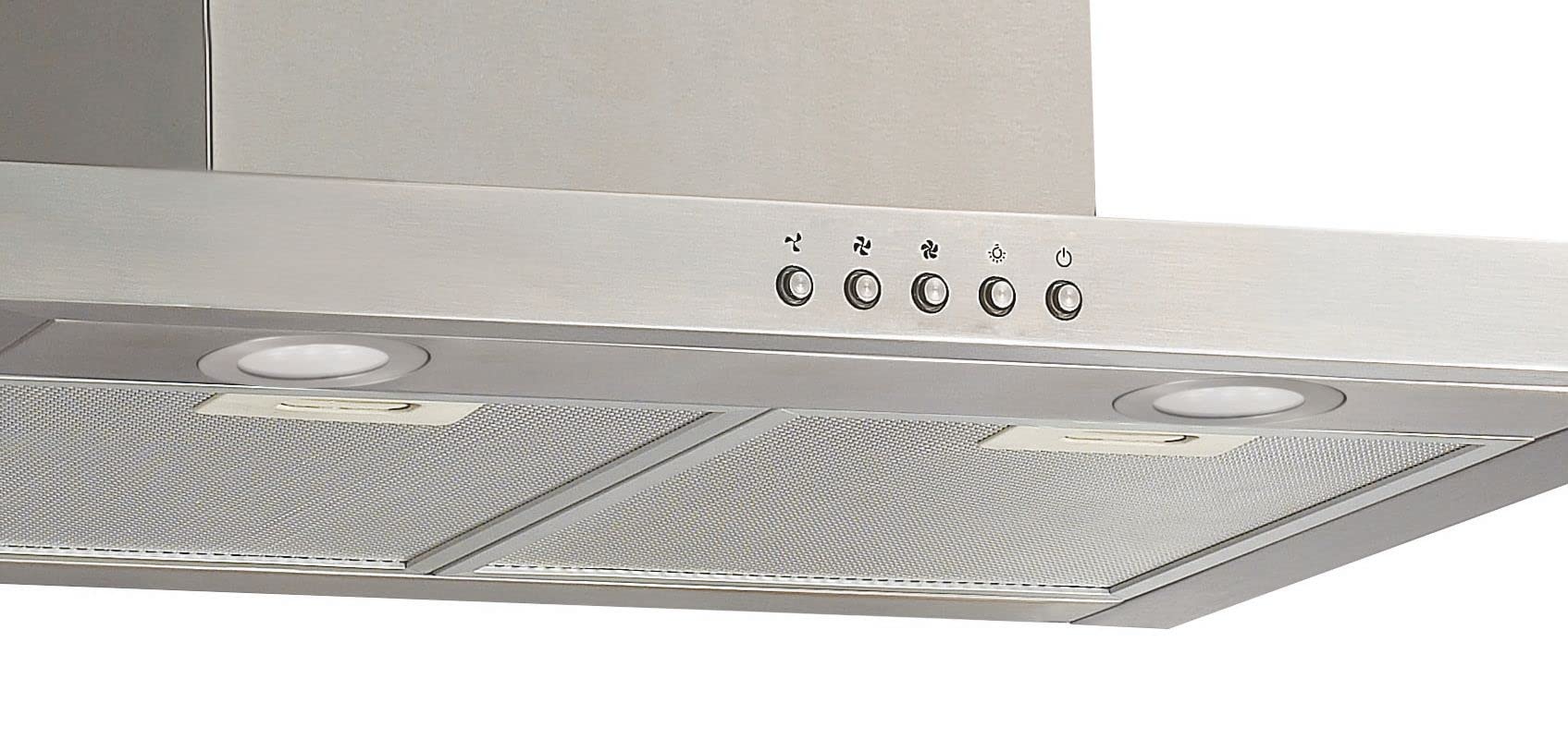 Candy Dunstabzugshaube CMB655X DE / 60cm Breite / 213W Leistung / 3 Leistungsstufen/max. Luftleistung: 523m³/h/Abluft & Umluft/Energieeffizienz C/kostensparende LED-Leuchte/Edelstahl - Image 2