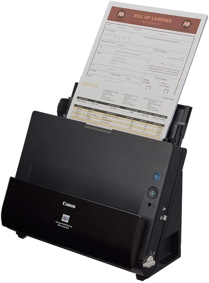 Canon DR-C225 II - imageFORMULA Dokumentenscanner (Duplex, Einzug, Farbe, 600dpi, 25 Seiten/Min, PDF OCR, kompakt, schwarz) - Image 16