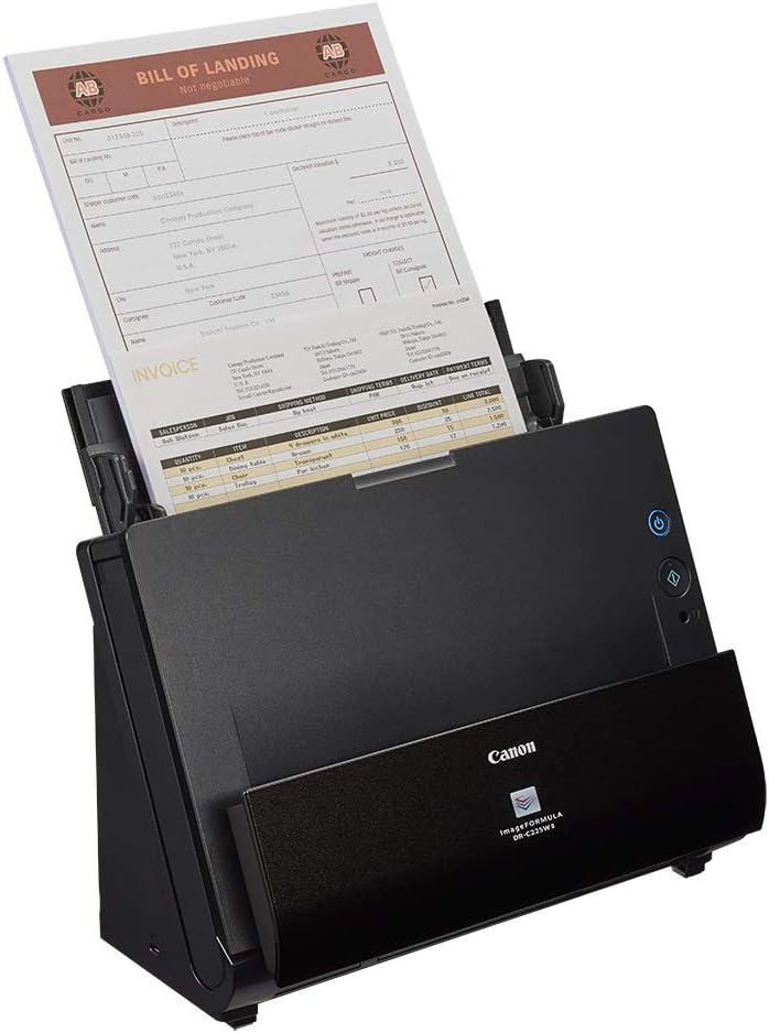 Canon DR-C225 II - imageFORMULA Dokumentenscanner (Duplex, Einzug, Farbe, 600dpi, 25 Seiten/Min, PDF OCR, kompakt, schwarz) - Image 6