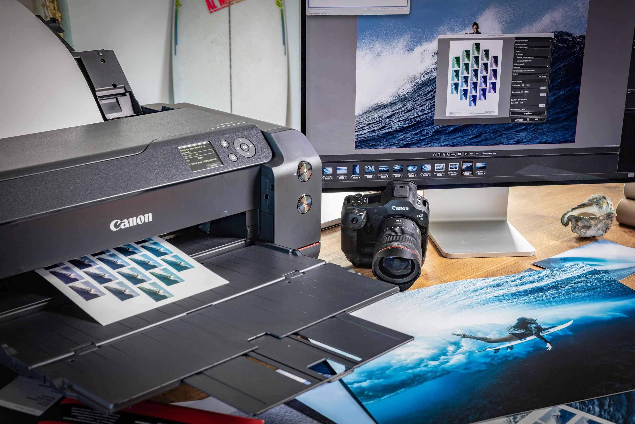 Canon ImagePROGRAF PRO-1100 A2 Fotodrucker (Drucker mit WLAN, Ethernet, 12-Farb-Lucia PRO II Tinten, lebendige Farben, Tiefe Schwarztöne, Farb- und Lichtbeständigkeit 200 Jahre, einfache Einrichtung) - Image 4