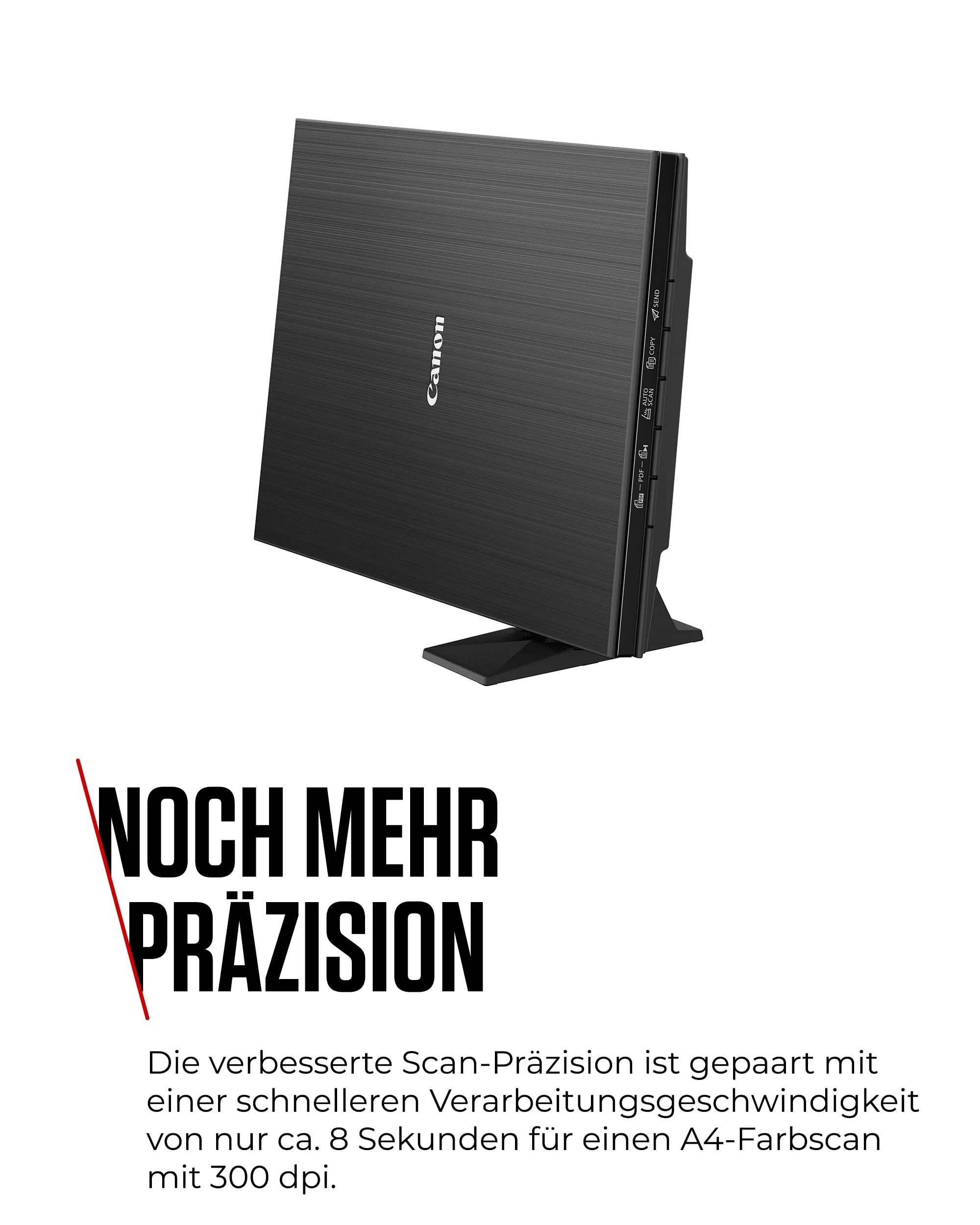 Canon Lide 400 Scanner (A4-Flachbett, CIS Sensor, 4,800 x 4,800 DPI, USB-Stromversorgung, 5 Scan-Buttons, Halter für senkrechte Aufstellung) schwarz - Image 18