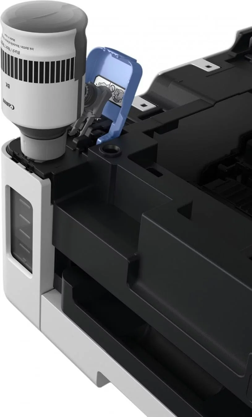 Canon Maxify GX5150 Tintenstrahldrucker, WLAN/Ethernet/USB, wiederaufladbarer Behälter, automatischer beidseitiger Druck, LCD, 15,5 ipm, Farbe, 24 ipm, Weiß und Schwarz - Image 4