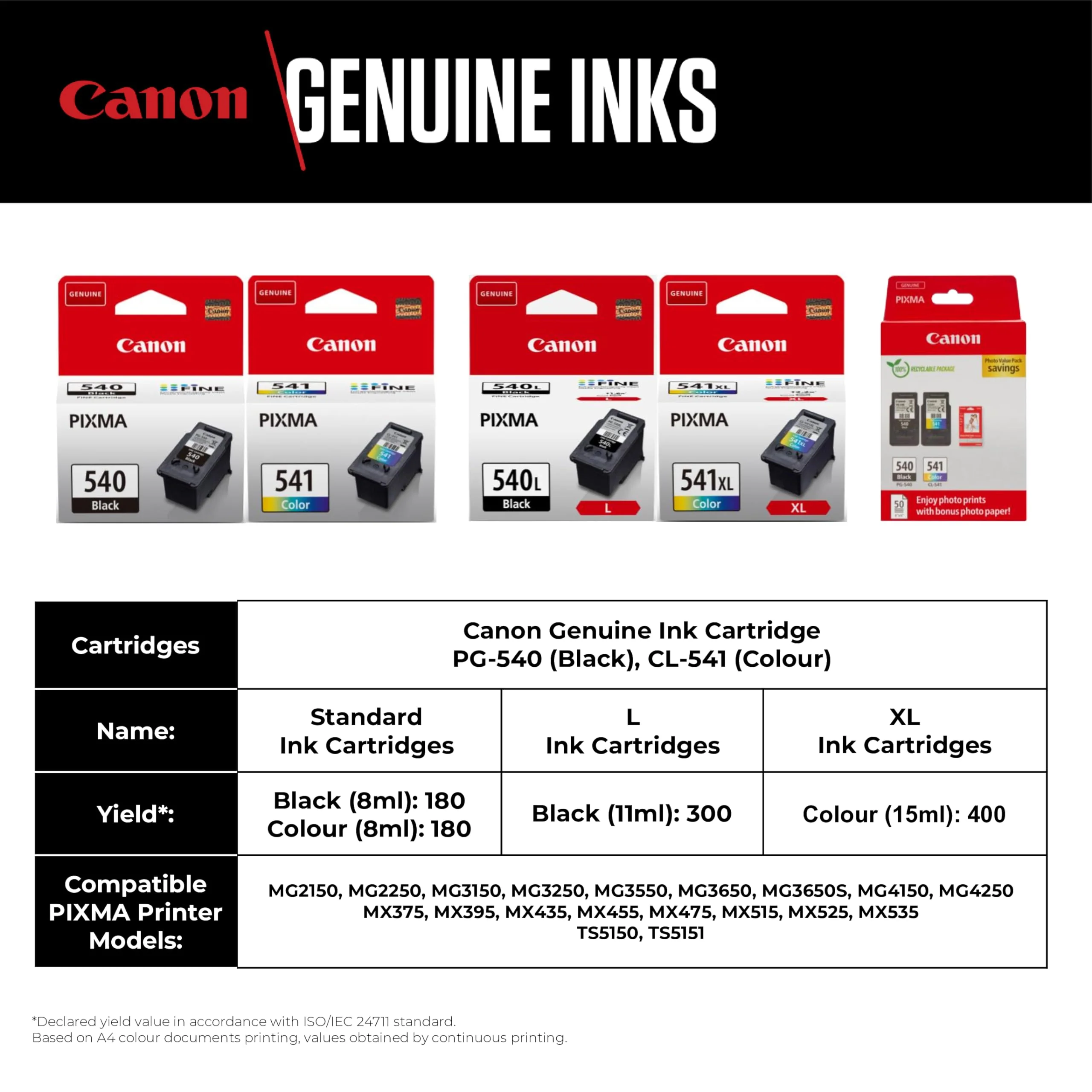 Canon Originaltinte CL-541, Größe Standard, Farbe, Recyclebare Verpackung - Image 2