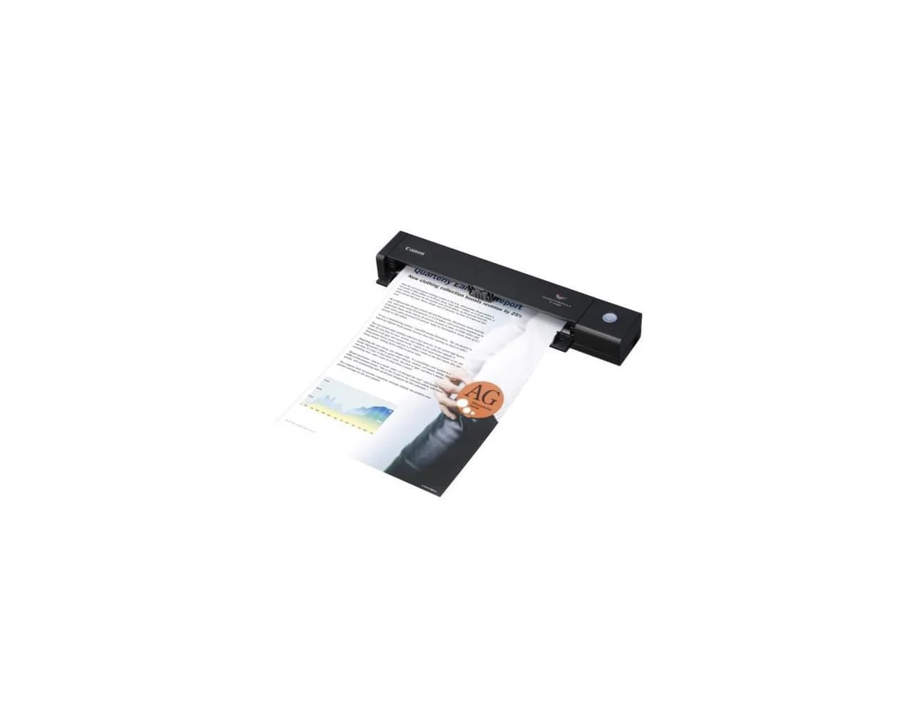 Canon P-208II - imageFORMULA Mobiler Dokumentenscanner (Duplex DIN-A4 Einzug, Farbe, 600dpi, 8 Seiten/Min, 10 Blatt ADF, PDF durchsuchbar, OCR, Plug & Scan, Twain, schwarz) - Image 2