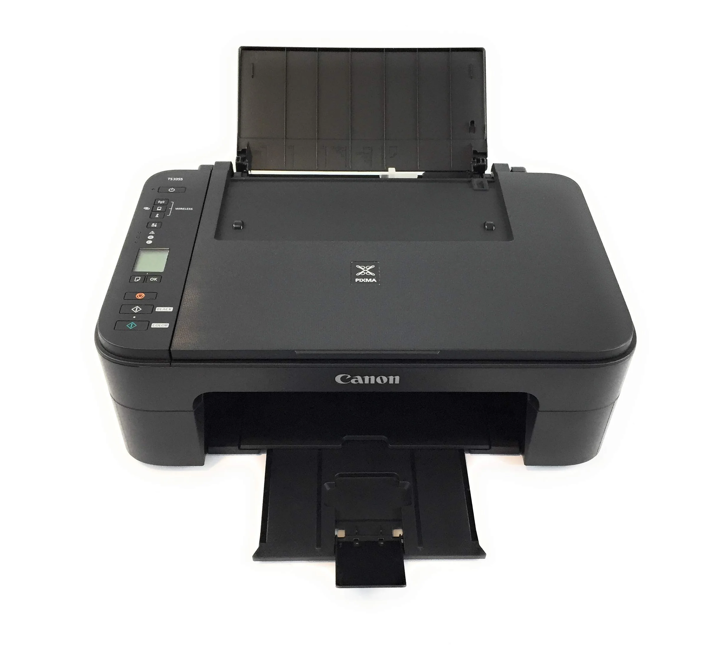 Canon PIXMA TS3355 Drucker Farbtintenstrahl Multifunktionsgerät DIN A4 (Scanner, Kopierer, 4.800 x 1.200 DPI, WLAN, USB, Apple AirPrint, PIXMA Cloud-Link), schwarz - Image 2