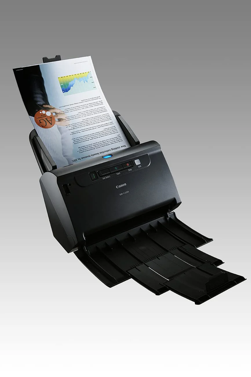 Canon Scanner imageFORMULA DR-C225II | Dokumentenscanner | Duplex Scanner mit Einzug für Homeoffice & Büro mit USB | 45 Blatt Einzug | Bis zu 25 Seiten pro Min | CaptureOnTouch Software mit OCR I PDF - Image 3