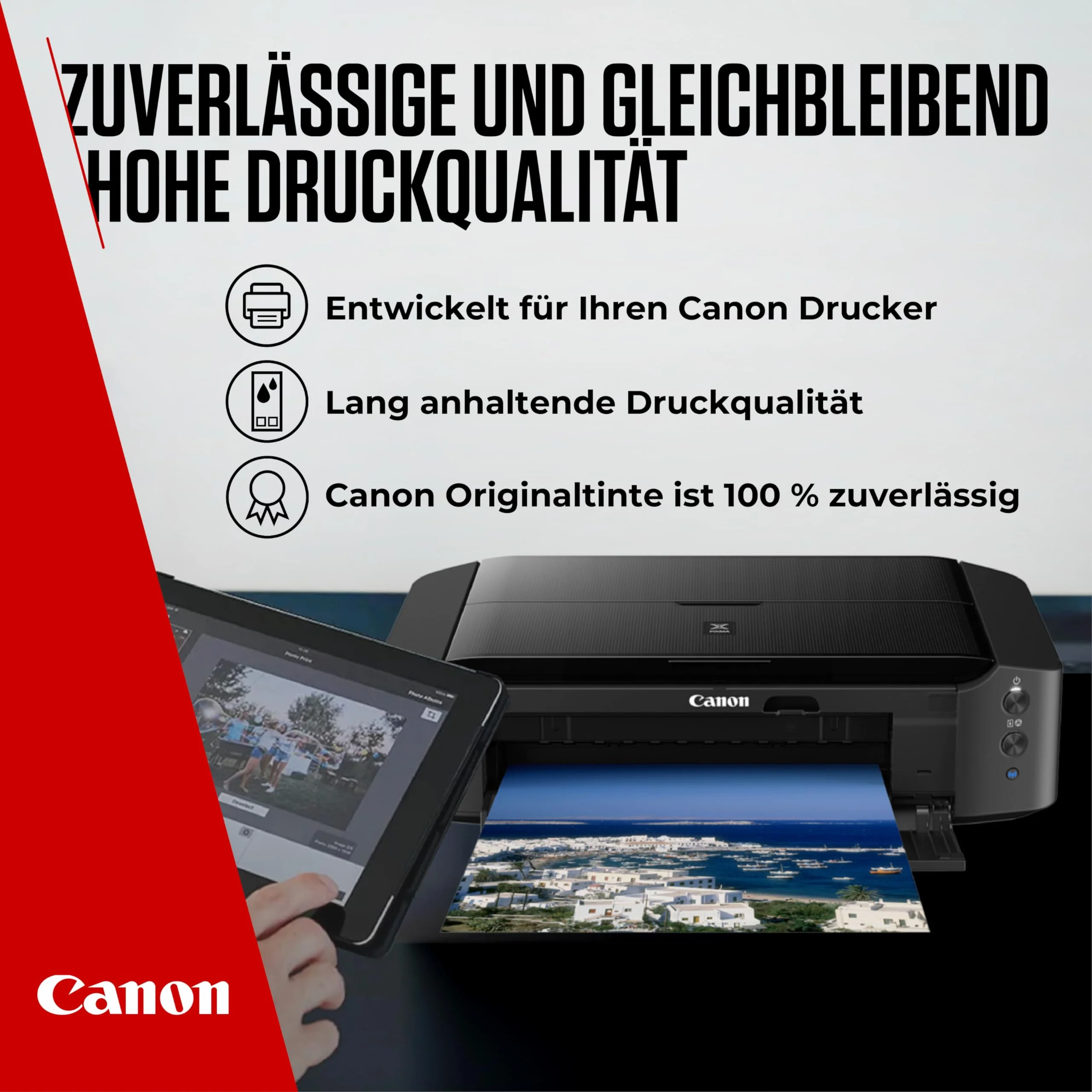 Canon Tinte & Papier Multipack - PG-560XL/CL-561XL Original Tintenpatronen 2er Pack (1 x Schwarz XL, 1 x Farbe XL) & 4x6 Fotopapier (50 x Blatt) - Kompatibel PIXMA Druckern - Image 4