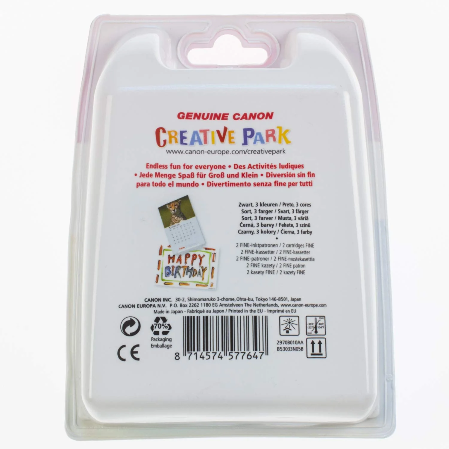 Canon Tintenpatrone CL511+PG510 Farben cyan magenta gelb Multipack ORIGINAL - Image 2