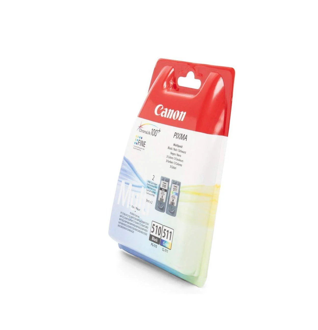 Canon Tintenpatrone CL511+PG510 Farben cyan magenta gelb Multipack ORIGINAL - Image 5