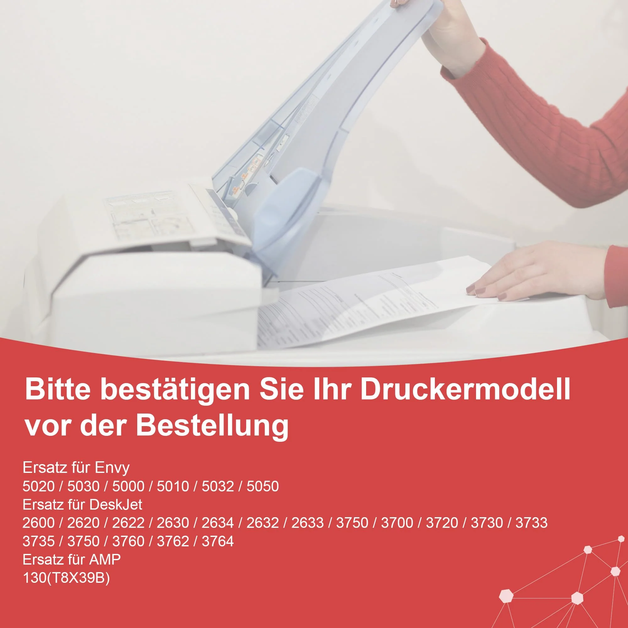 CanPick 304XL Druckerpatronen Ersatz für HP 304 XL Schwarz und Farbe Multipack für HP 304XL Patronen Deskjet 3750 2630 2620 2622 3720 3730 3760 3762 Envy 5000 5010 5020 5030 5032,2-Pack - Image 2