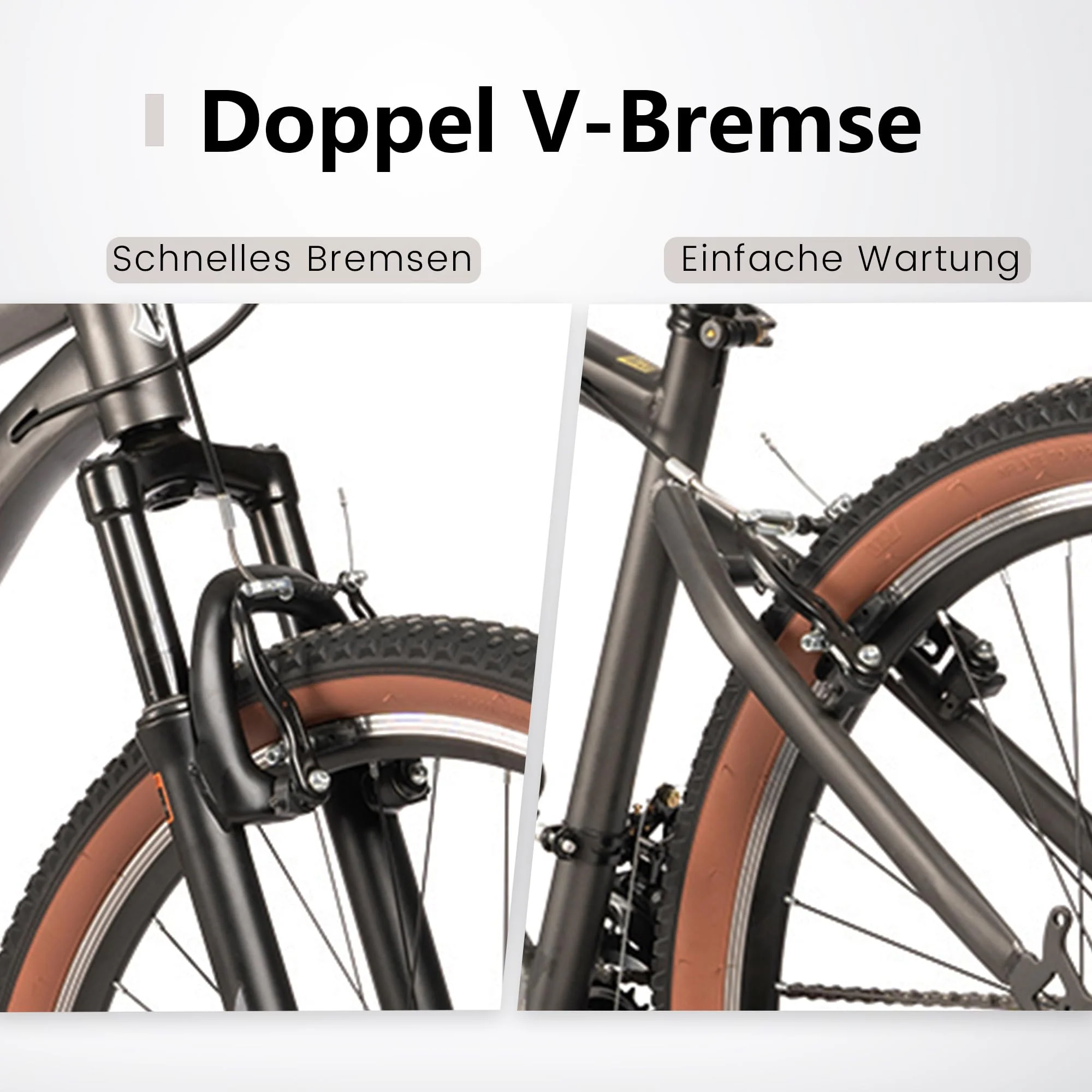 CARPAT SPORT 26 27.5 29 Zoll Mountainbike Fahrrad für Erwachsene, 21 Gang Schaltung, V-Bremsen/Dual-Scheibenbremsen, MTB Herren Damen, Jugendfahrrad - Image 2