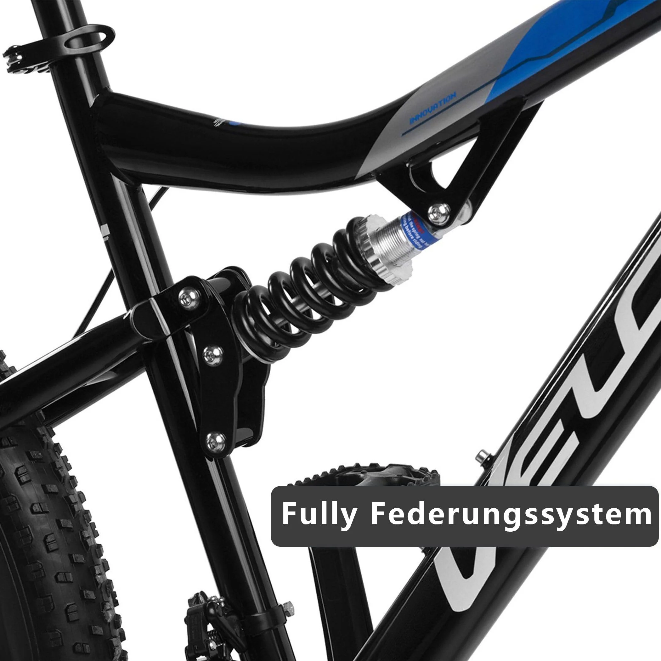 CARPAT SPORT Mountainbike 27,5 Zoll Mountainbike 3.0 Fat Tire Fully MTB Damen Herren 21 Gang, Kettenschaltung, Alu-Rahmen, Jugendliche Hardtail Fahrrad, Kinderfahrrad - Image 6