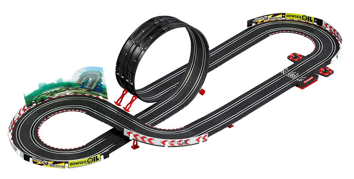 Carrera 20062491 GO!!! Nintendo Mario Kart 8 Rennstrecken-Set | 4,9m elektrische Carrerabahn mit Mario & Luigi Spielzeugautos | mit 2 Handreglern & Streckenteilen | Spielzeug für Kinder ab 6 Jahren - Image 4