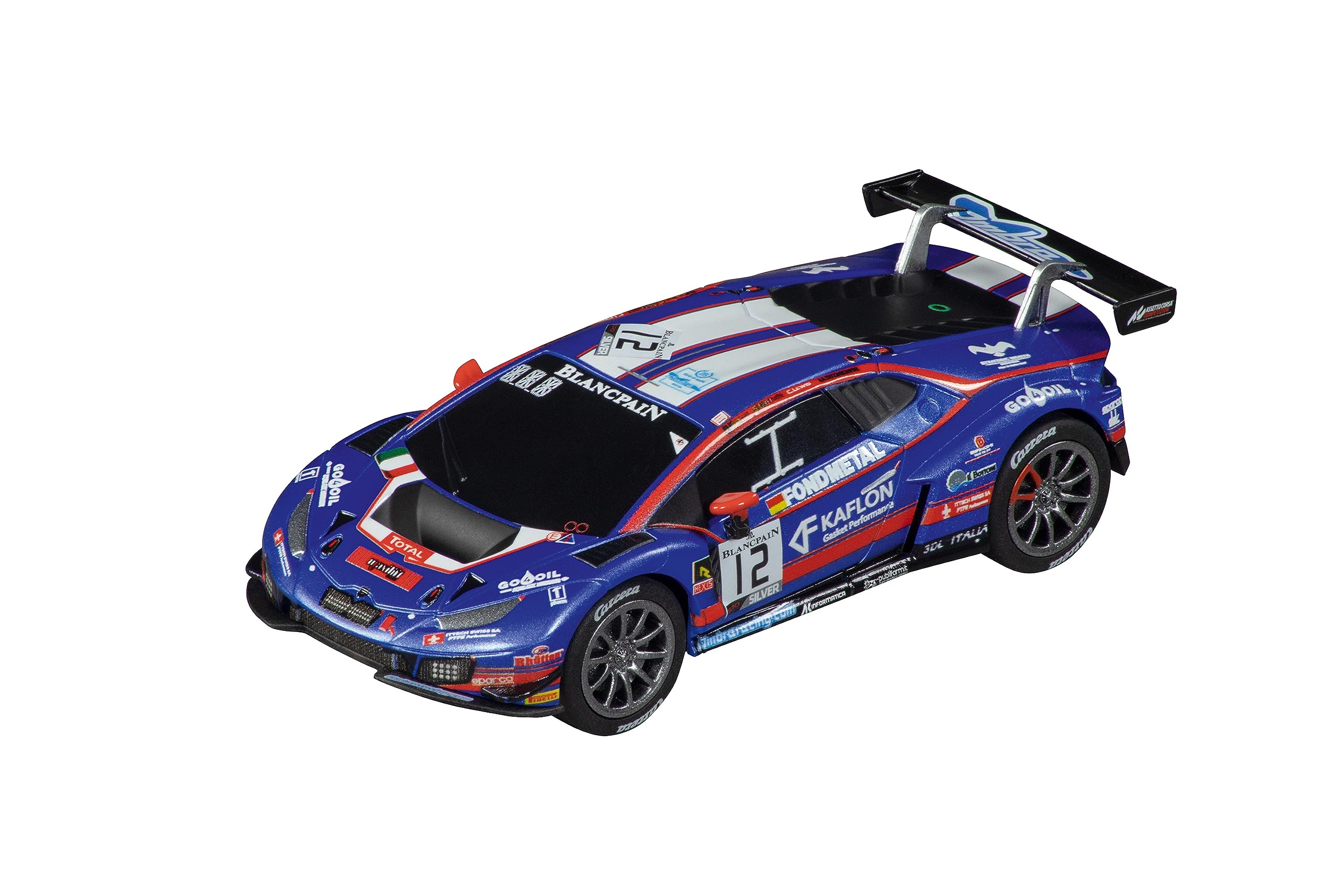 Carrera - 20062563 - Go I GT Super Challenge I Detailgetreue Audi R8 LMS GT3 evo II und Lamborghini Huracán GT3 im Maßstab 1:43 I Actiongeladener Rennspaß mit Rundenzähler und herausfordernder Strecke - Image 3