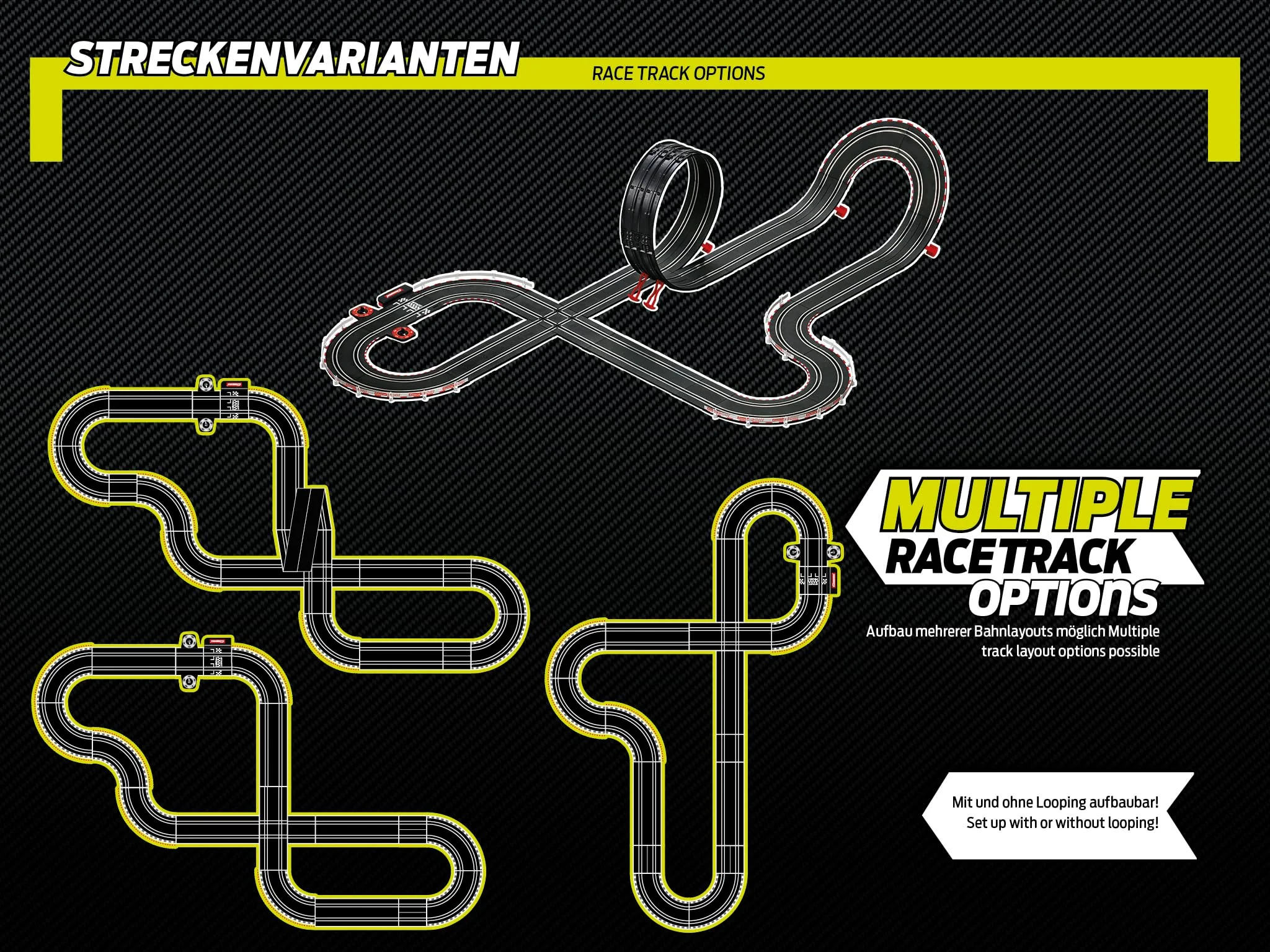 Carrera - 20062563 - Go I GT Super Challenge I Detailgetreue Audi R8 LMS GT3 evo II und Lamborghini Huracán GT3 im Maßstab 1:43 I Actiongeladener Rennspaß mit Rundenzähler und herausfordernder Strecke - Image 7