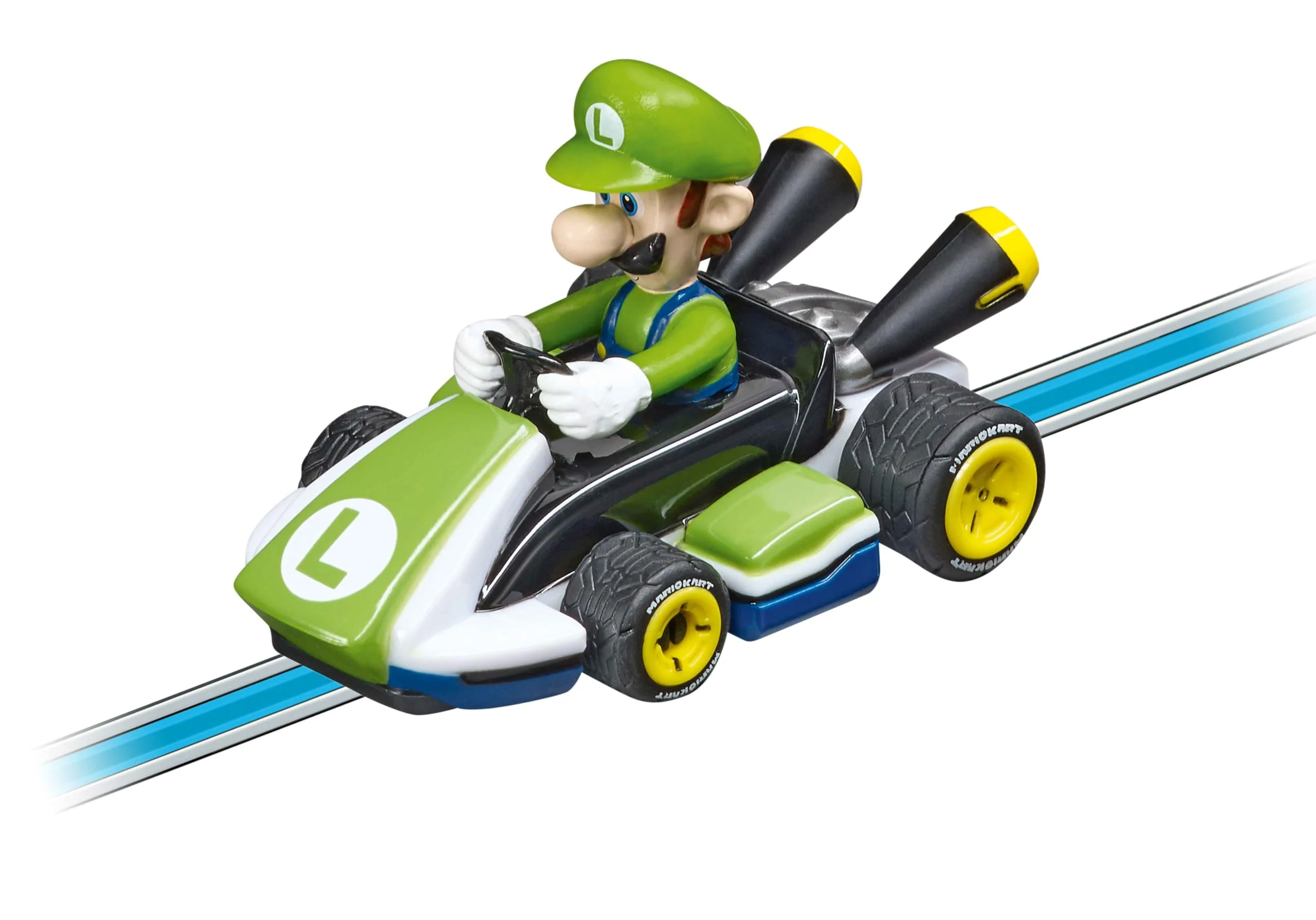Carrera 20063028 FIRST Nintendo Mario Kart Rennstrecken-Set I 2,9m elektrische Rennbahn mit Streckenteilen und Handregler im Maßstab 1:50 I für bis zu 2 Spieler I für Kinder ab 3 Jahren & Erwachsene - Image 3