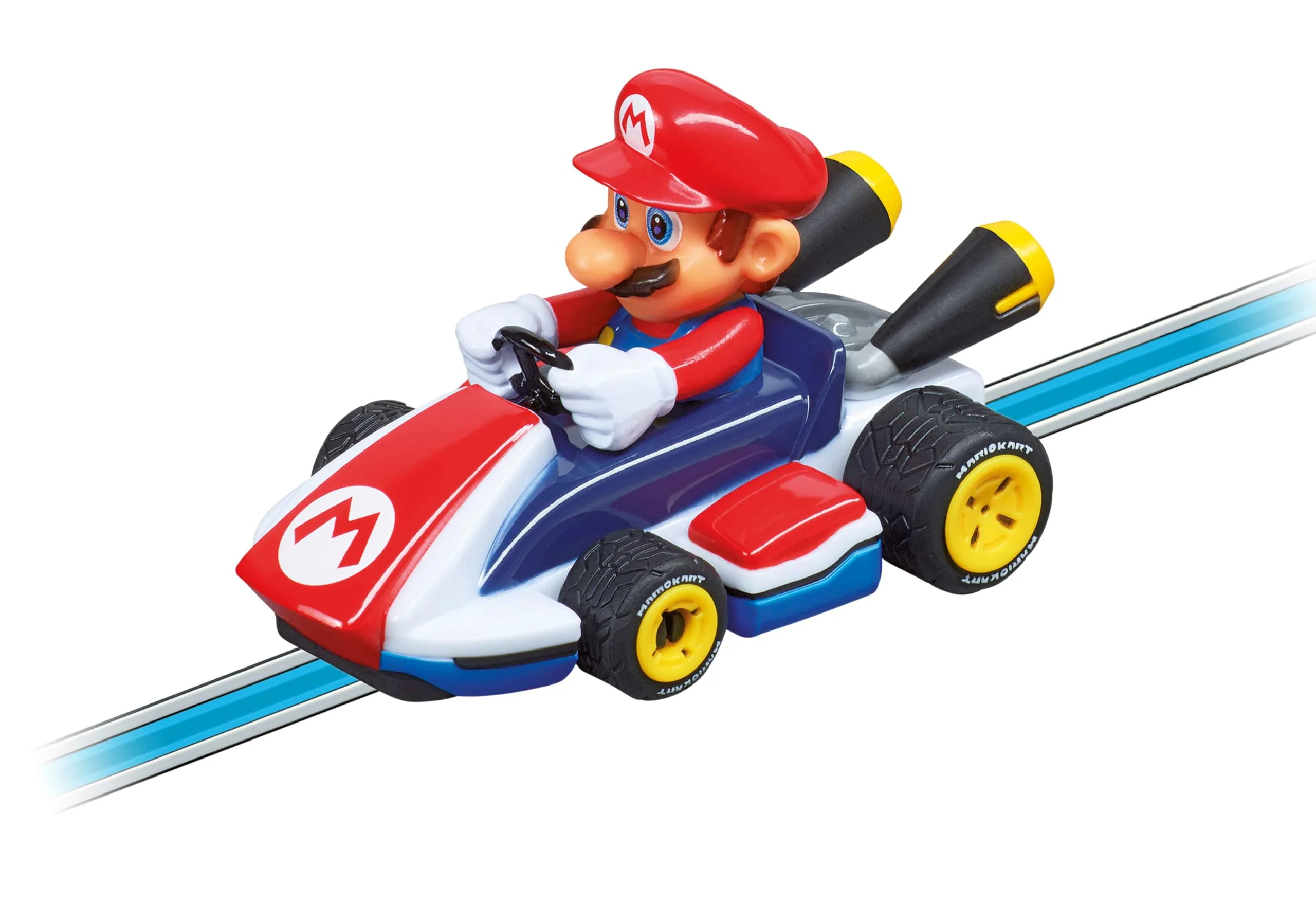 Carrera 20063028 FIRST Nintendo Mario Kart Rennstrecken-Set I 2,9m elektrische Rennbahn mit Streckenteilen und Handregler im Maßstab 1:50 I für bis zu 2 Spieler I für Kinder ab 3 Jahren & Erwachsene - Image 4
