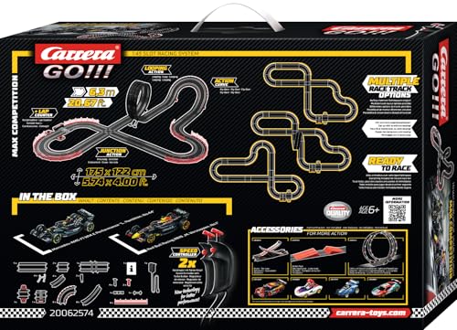 Carrera GO!!! Max Competition Rennbahn-Set I Rennbahn mit lizensierten Slotcars | bis zu 2 Spieler | Für Kinder ab 6 Jahren & Erwachsene - Image 8