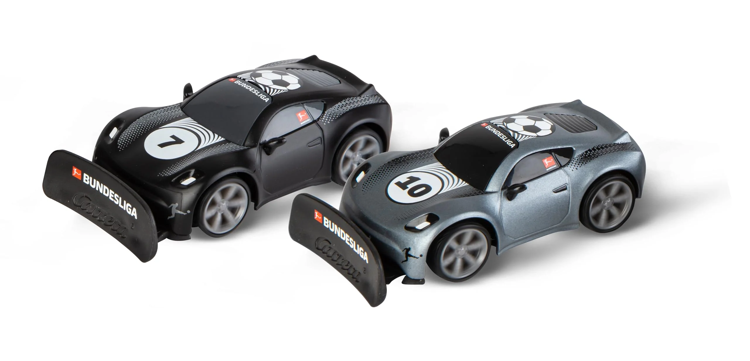 Carrera RC Fahrzeug Bundesliga Soccer Set I Spielfeld mit 2 Mini-RC-Autos – Tore, Ball, Sticker & Banden I Rennaction trifft Fußballspiel I Für Kinder ab 6 Jahren - Image 6
