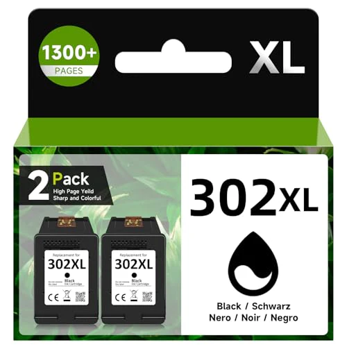 CARTRIGO 302XL Druckerpatronen Schwarz, 302 Patrone Kompatibel fur HP 302 Druekerpatronen Sehwarz, 302XL Schwarz fur OfficeJet 3831 5230 3833 3830 Desklet 3630 3636 3639 Envy 4524 4527 4525(2er-Pack) - Image 7