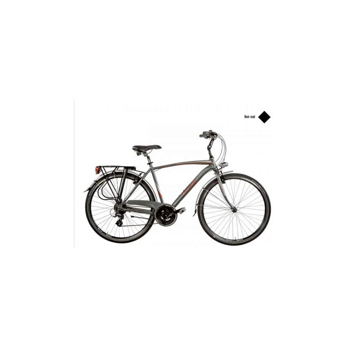 Casadei Fahrrad CTB 28 ZEFIRO 21 V Alu schwarz matt H52