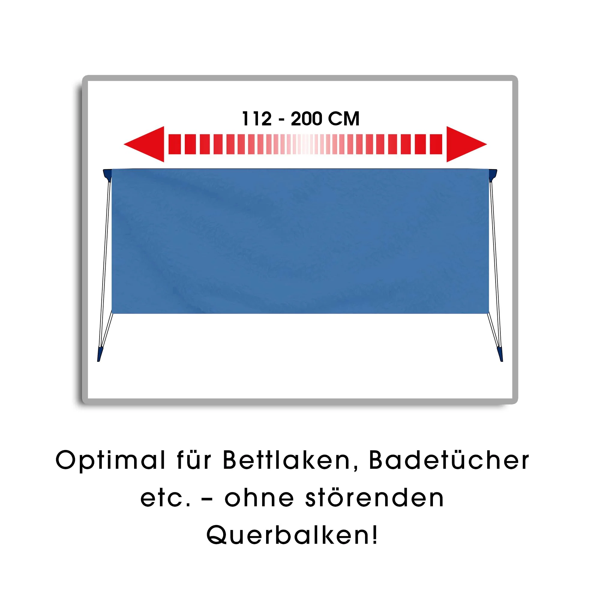 CasaSi Teleskop Bettwäsche Wäscheständer 20m CasaFlex - ausziehbar - Image 4