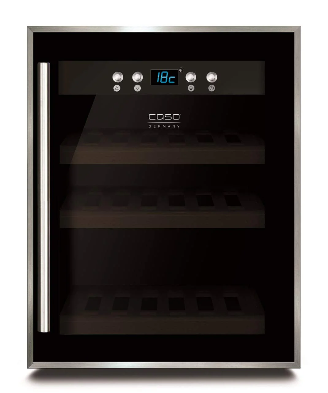 Caso Winesafe 12 Black - Design Weinkühlschrank für bis zu 12 Flaschen (bis zu 310 mm Höhe), eine Temperaturzone 5-20°C, Getränkekühlschrank, Energieklasse G - Image 4