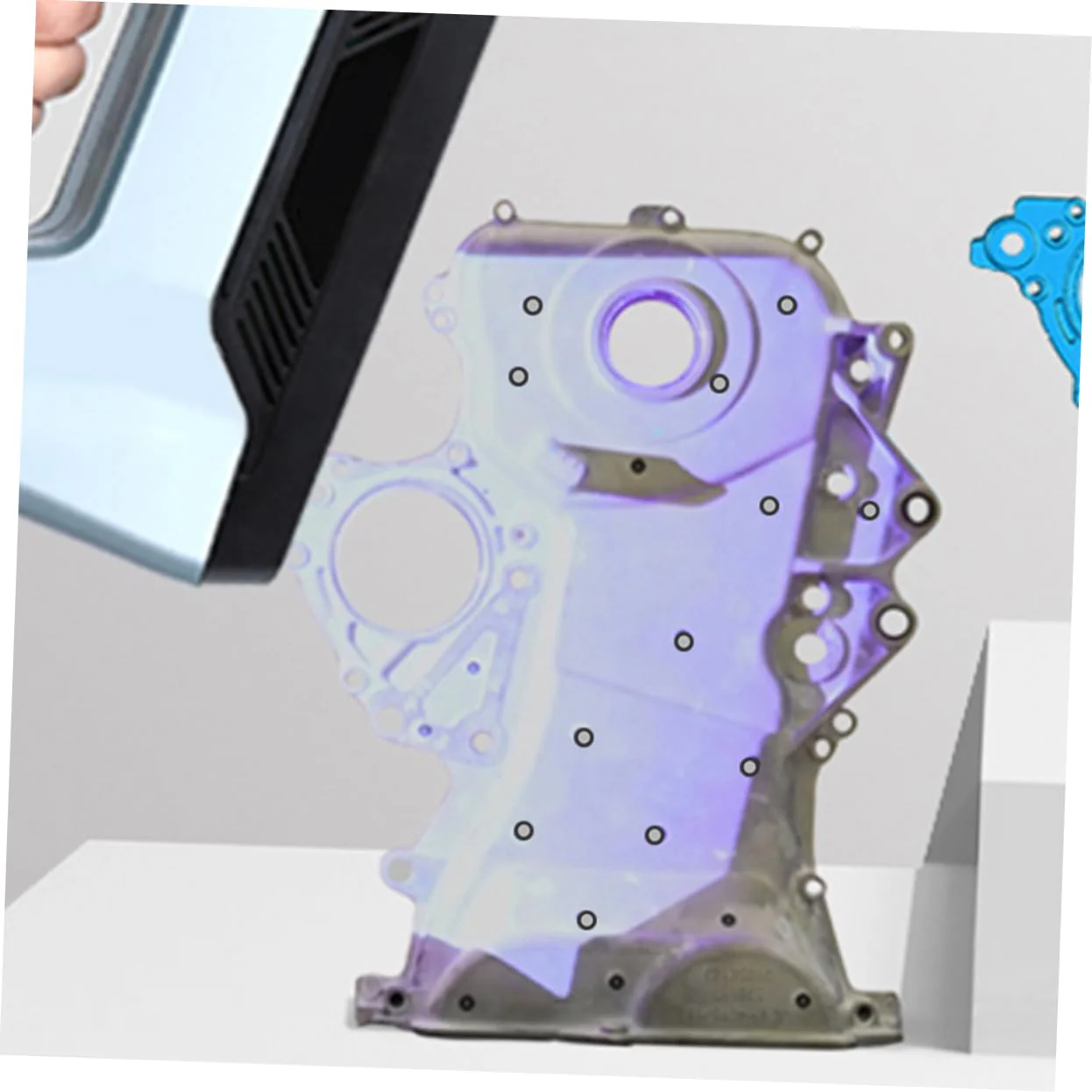 CAXUSD 25 Blatt Scanner Reflexfolie Logo Aufkleber Reflektierende Folie Punkt Referenzpunkte Für 3D Scanner 3D Scanner Zubehör Scanner Markierungspunkte 3D Scan Marker Das - Image 6