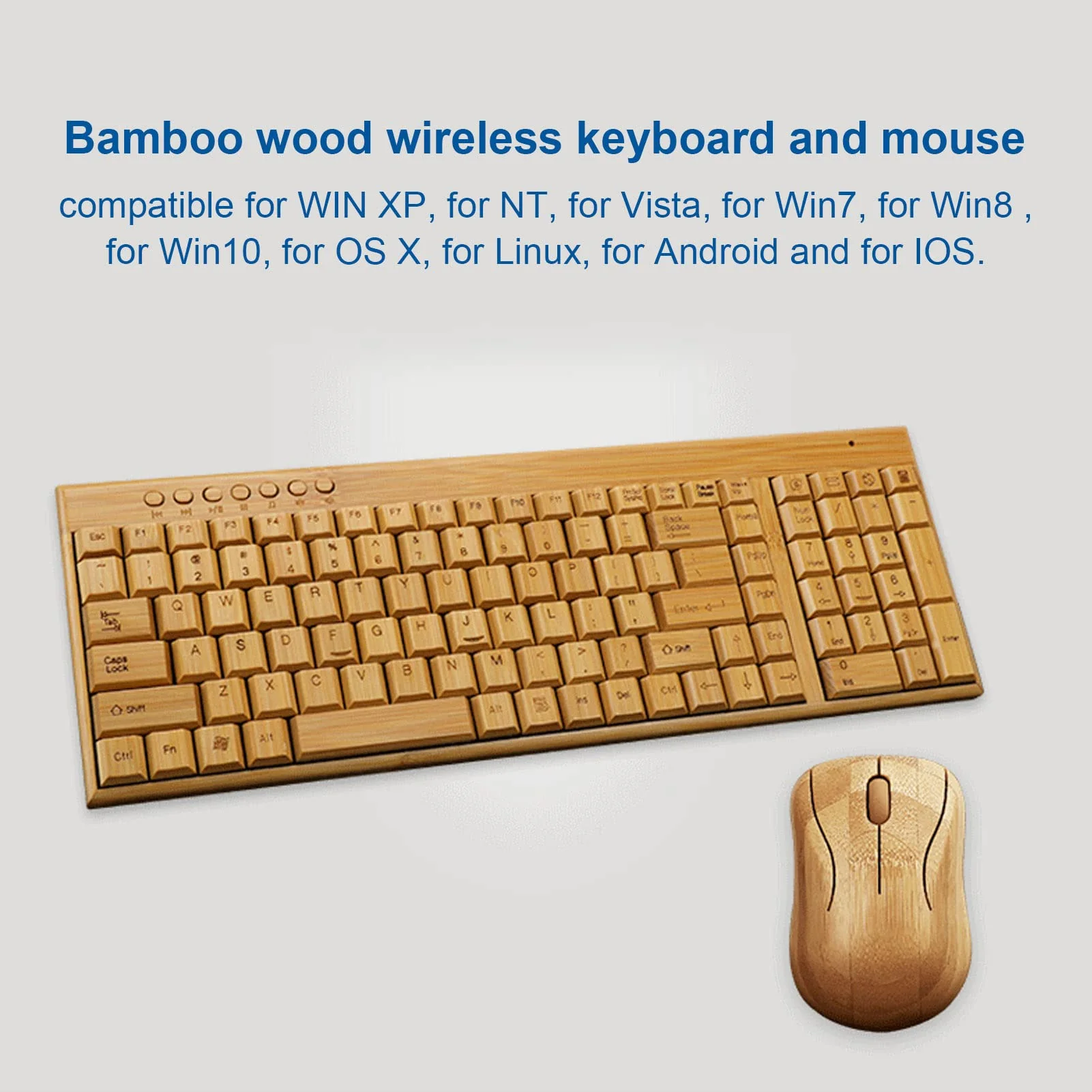 CCYLEZ Computerzubehör, Computer-Wireless-Geräte 2,4-GHz-Wireless-Verbindung, Umweltfreundlich (Kombination aus Maus und Tastatur) - Image 5