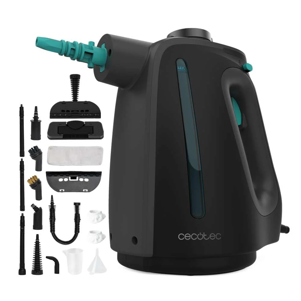 Cecotec Dampfgerät für die Haushaltsreinigung, Hydrosteam 1300 Rapid Max Dampfreiniger für Polster, 1350 W, schnelle Aufheizung, 550 ml Wassertank, 16 Zubehörteile, 3 Bar Druck, 32 g/min Dampfmenge - Image 8