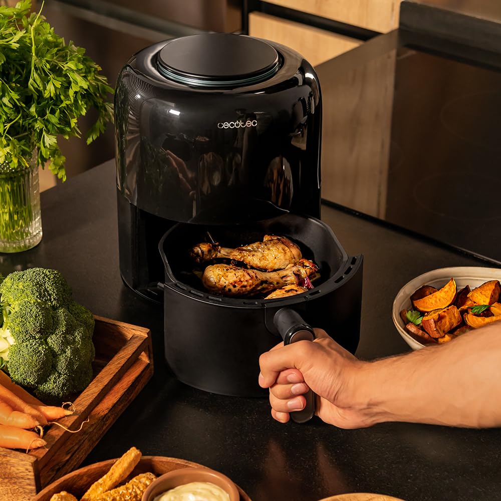Cecotec heißluftfritteuse Cecofry Pixel 2500 Touch. 1200 W, Kapazität 2,5 l, 6 Programme, digitale Steuerung, Timer, Körper und Griff mit Kühlberührung, rutschfeste Füße, PerfectCook-Technologie. - Image 3