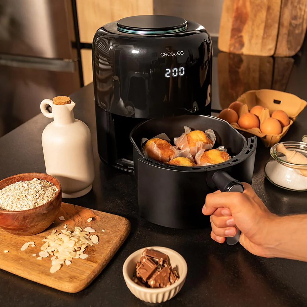 Cecotec heißluftfritteuse Cecofry Pixel 2500 Touch. 1200 W, Kapazität 2,5 l, 6 Programme, digitale Steuerung, Timer, Körper und Griff mit Kühlberührung, rutschfeste Füße, PerfectCook-Technologie. - Image 6