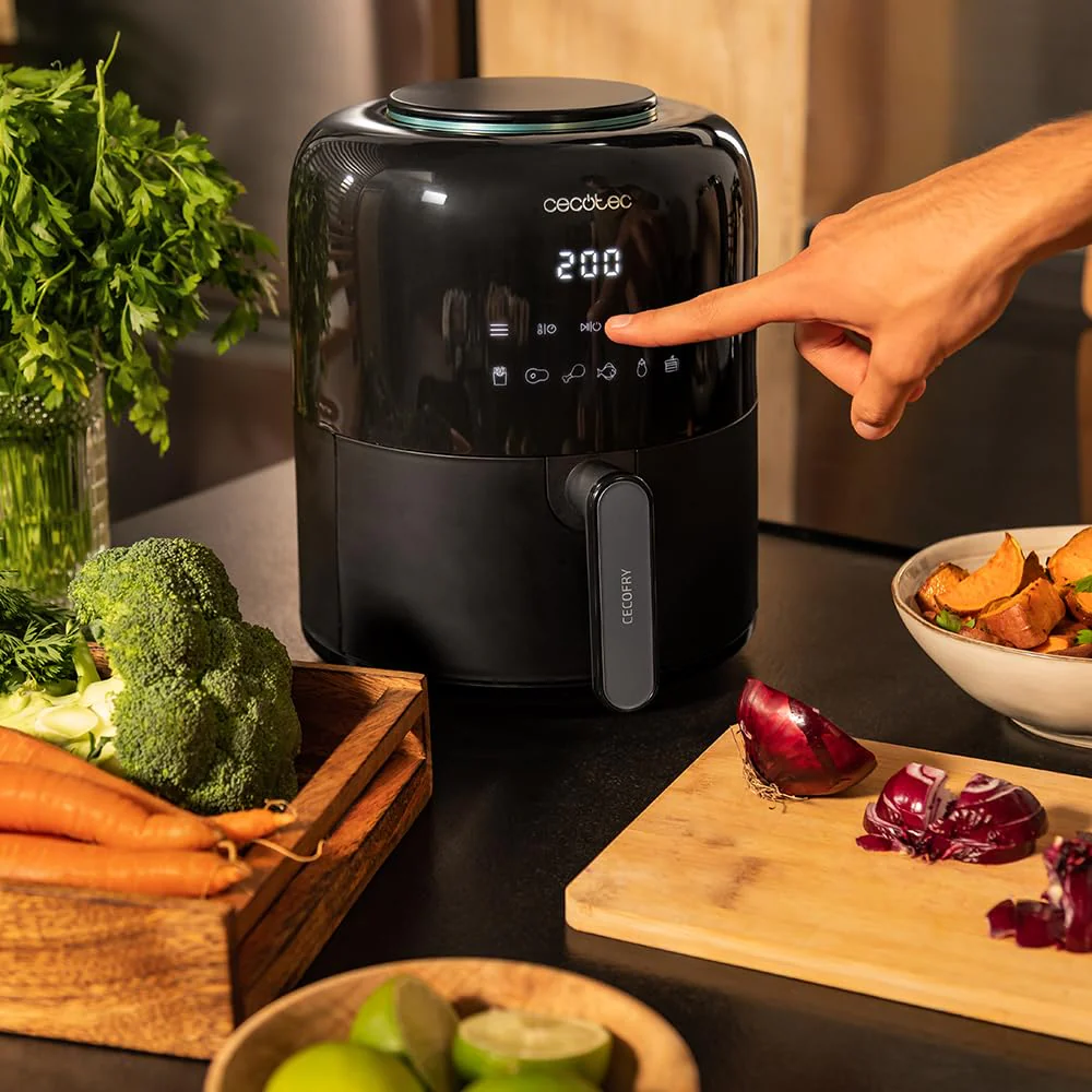 Cecotec heißluftfritteuse Cecofry Pixel 2500 Touch. 1200 W, Kapazität 2,5 l, 6 Programme, digitale Steuerung, Timer, Körper und Griff mit Kühlberührung, rutschfeste Füße, PerfectCook-Technologie. - Image 7