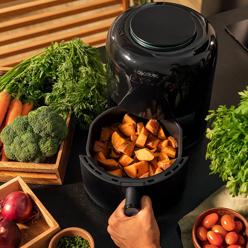 Cecotec heißluftfritteuse Cecofry Pixel 2500 Touch. 1200 W, Kapazität 2,5 l, 6 Programme, digitale Steuerung, Timer, Körper und Griff mit Kühlberührung, rutschfeste Füße, PerfectCook-Technologie. - Image 8