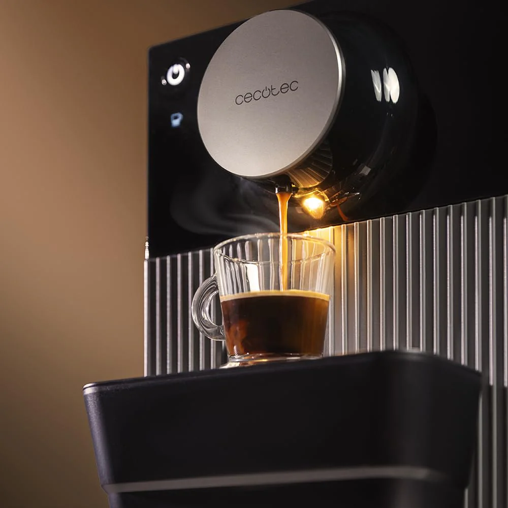 Cecotec Kompakte Kaffeevollautomat Cremmaet Cube Red. 1350 W, Professionelle Leistung, Presssystem, Vorinfusion, 19 Bar, Thermoblock-System, 5 Mahlgradeinstellungen, Touch-Steuerung - Image 6