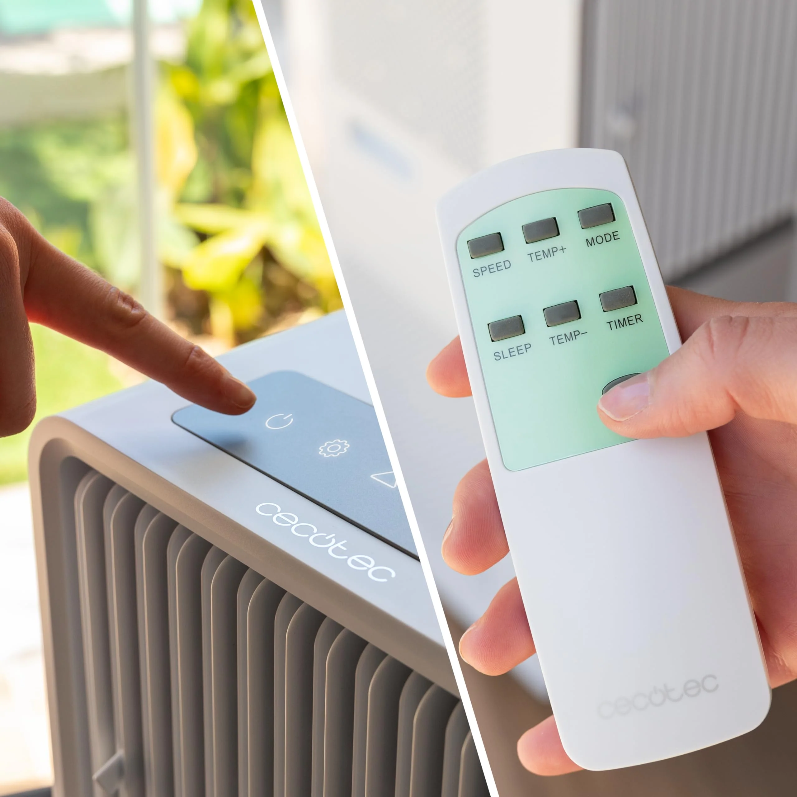 Cecotec - Mobile Klimageräte ForceClima 7550 Style Connected, 7000 BTU, Abdeckungsbereich 20 m2, Fernbedienung, Berührung, LED -Bildschirm, 4 Modi, 2 Geschwindigkeiten, Luftentfeuchter, Timer - Image 10