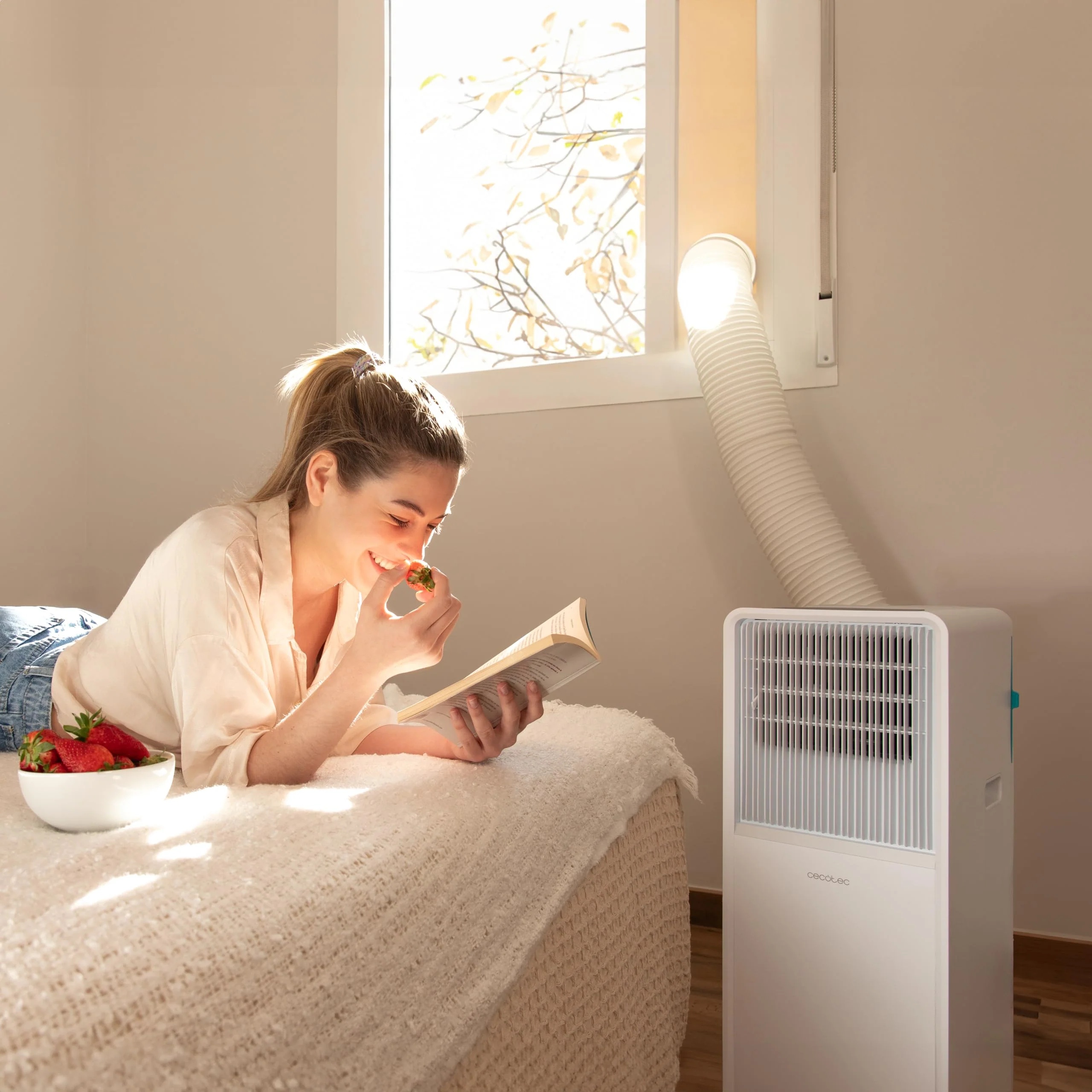Cecotec - Mobile Klimageräte ForceClima 7550 Style Connected, 7000 BTU, Abdeckungsbereich 20 m2, Fernbedienung, Berührung, LED -Bildschirm, 4 Modi, 2 Geschwindigkeiten, Luftentfeuchter, Timer - Image 12