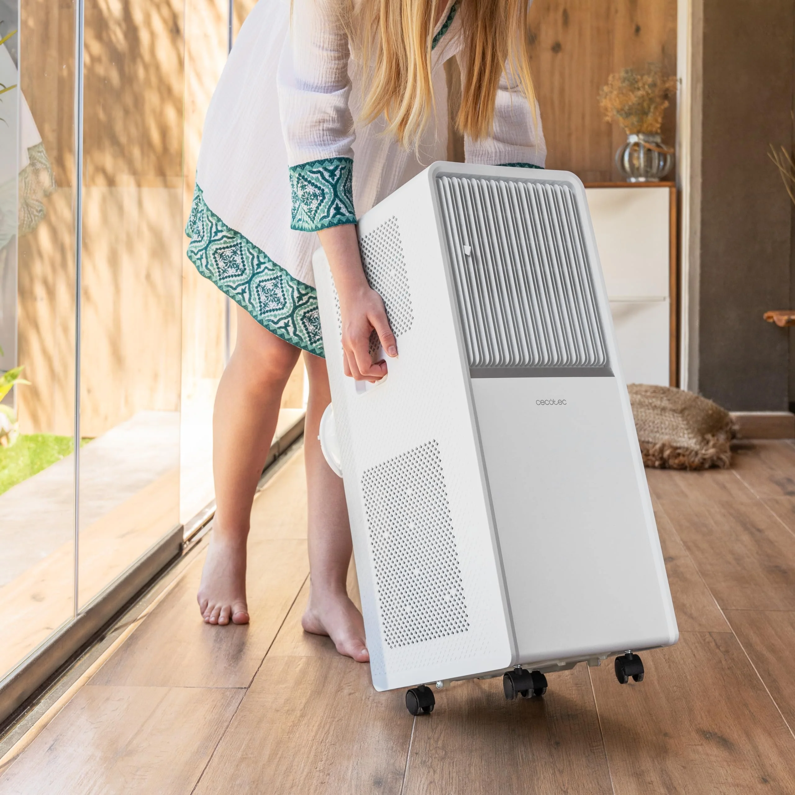 Cecotec - Mobile Klimageräte ForceClima 7550 Style Connected, 7000 BTU, Abdeckungsbereich 20 m2, Fernbedienung, Berührung, LED -Bildschirm, 4 Modi, 2 Geschwindigkeiten, Luftentfeuchter, Timer - Image 3