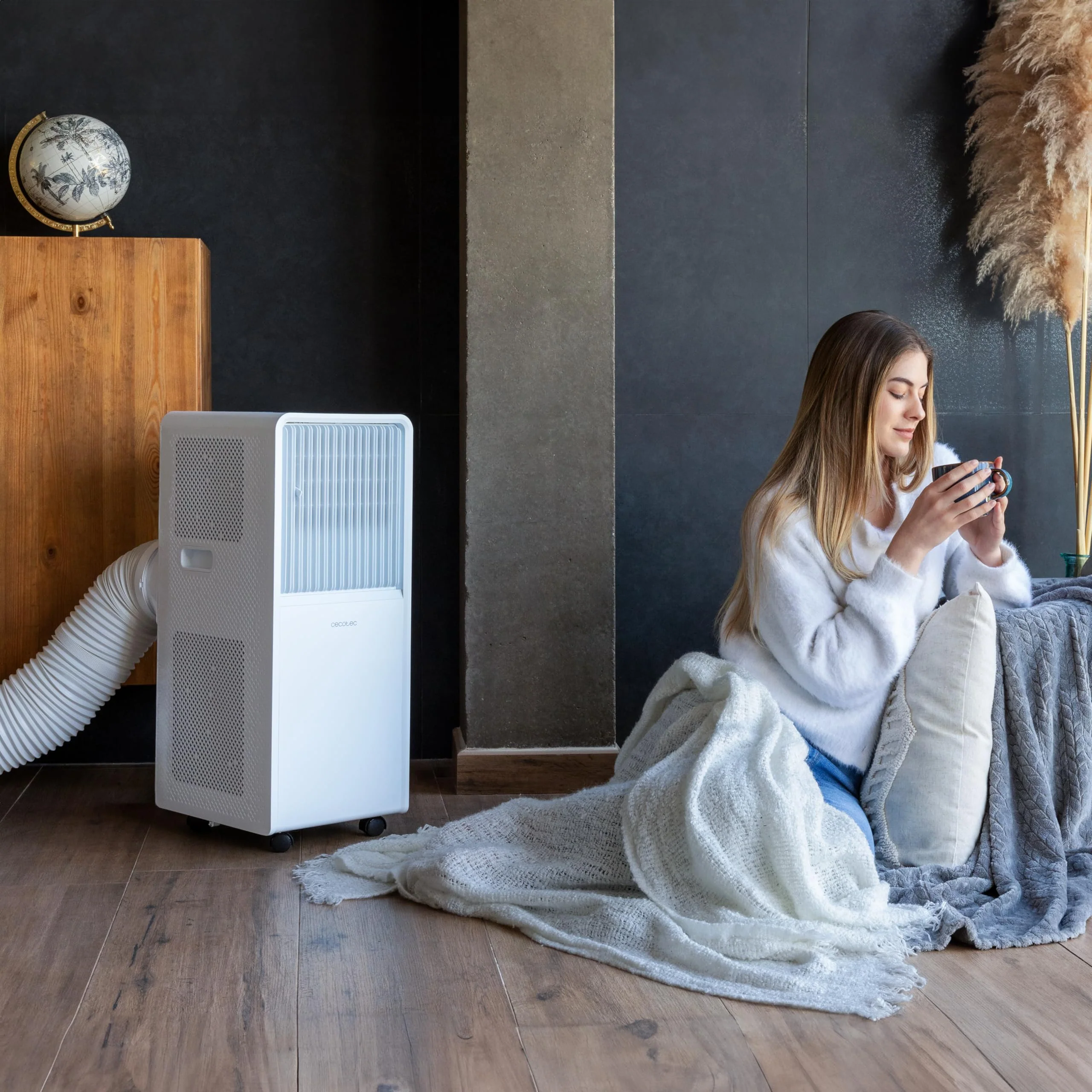 Cecotec - Mobile Klimageräte ForceClima 7550 Style Connected, 7000 BTU, Abdeckungsbereich 20 m2, Fernbedienung, Berührung, LED -Bildschirm, 4 Modi, 2 Geschwindigkeiten, Luftentfeuchter, Timer - Image 6