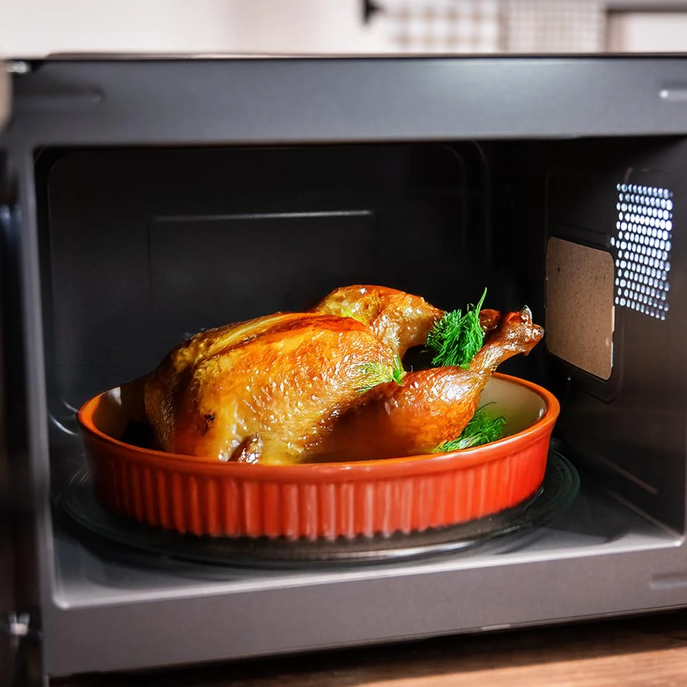 Cecotec Proclean 5130 Digitale Mikrowelle mit Grill, 23 l, 800 W und 1000 W Grill, Gleichmäßiges Kochen, 5 Leistungsstufen, Auftaufunktion, Timer 60 Minuten, Drehteller 285 mm - Image 6