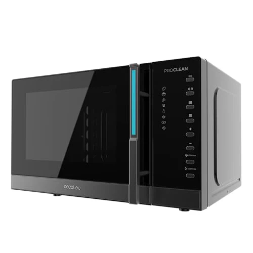 Cecotec Proclean 5130 Digitale Mikrowelle mit Grill, 23 l, 800 W und 1000 W Grill, Gleichmäßiges Kochen, 5 Leistungsstufen, Auftaufunktion, Timer 60 Minuten, Drehteller 285 mm - Image 9