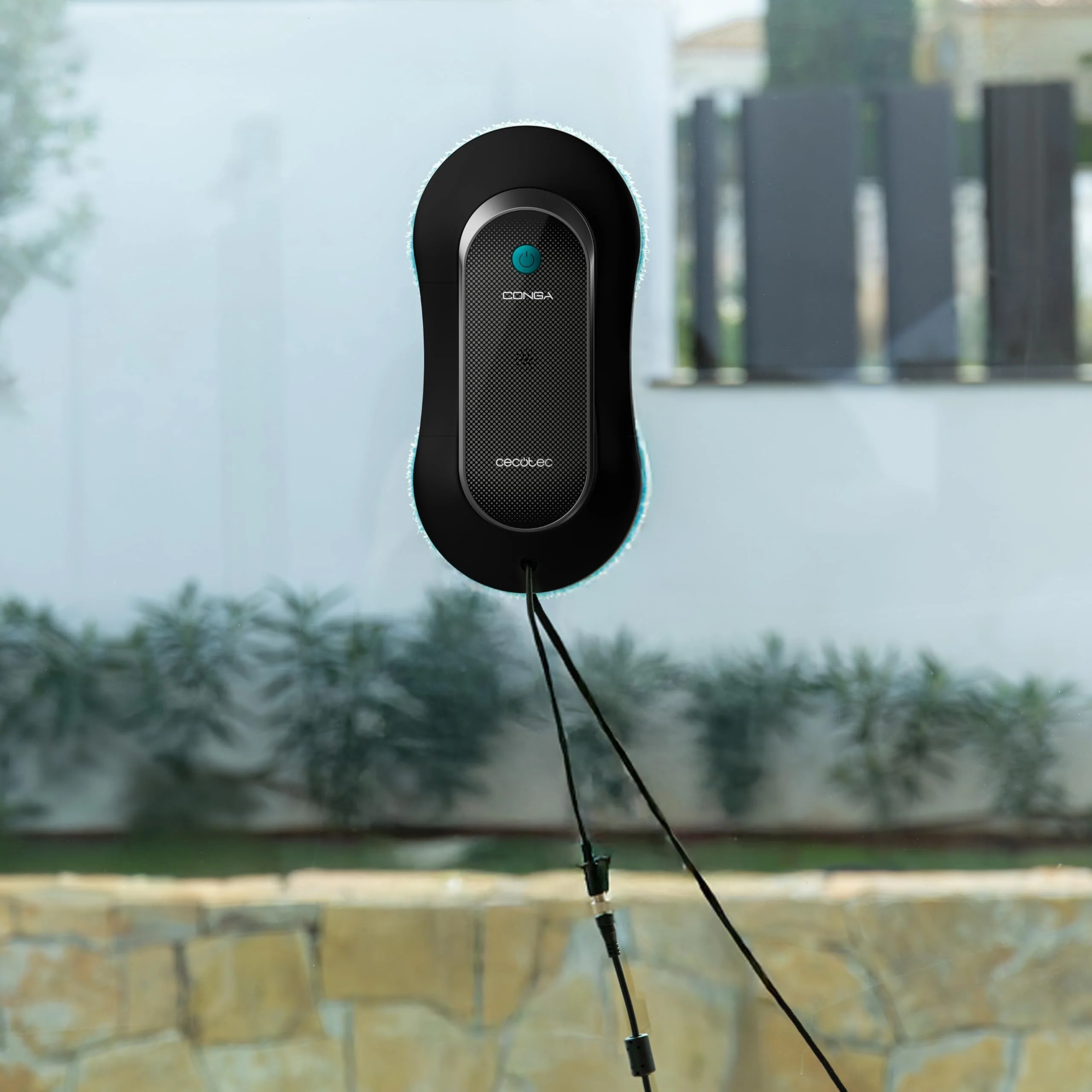 Cecotec Robot Fensterreiniger Conga Windroid 1090 Double Spray Connected 3in1; Sprüht, reinigt und trocknet, Doppelspray, APP, Fernbedienung, 8Modi, Aktionsradius 7,5m, Sicherheitskordel, Reinigungsse - Image 4