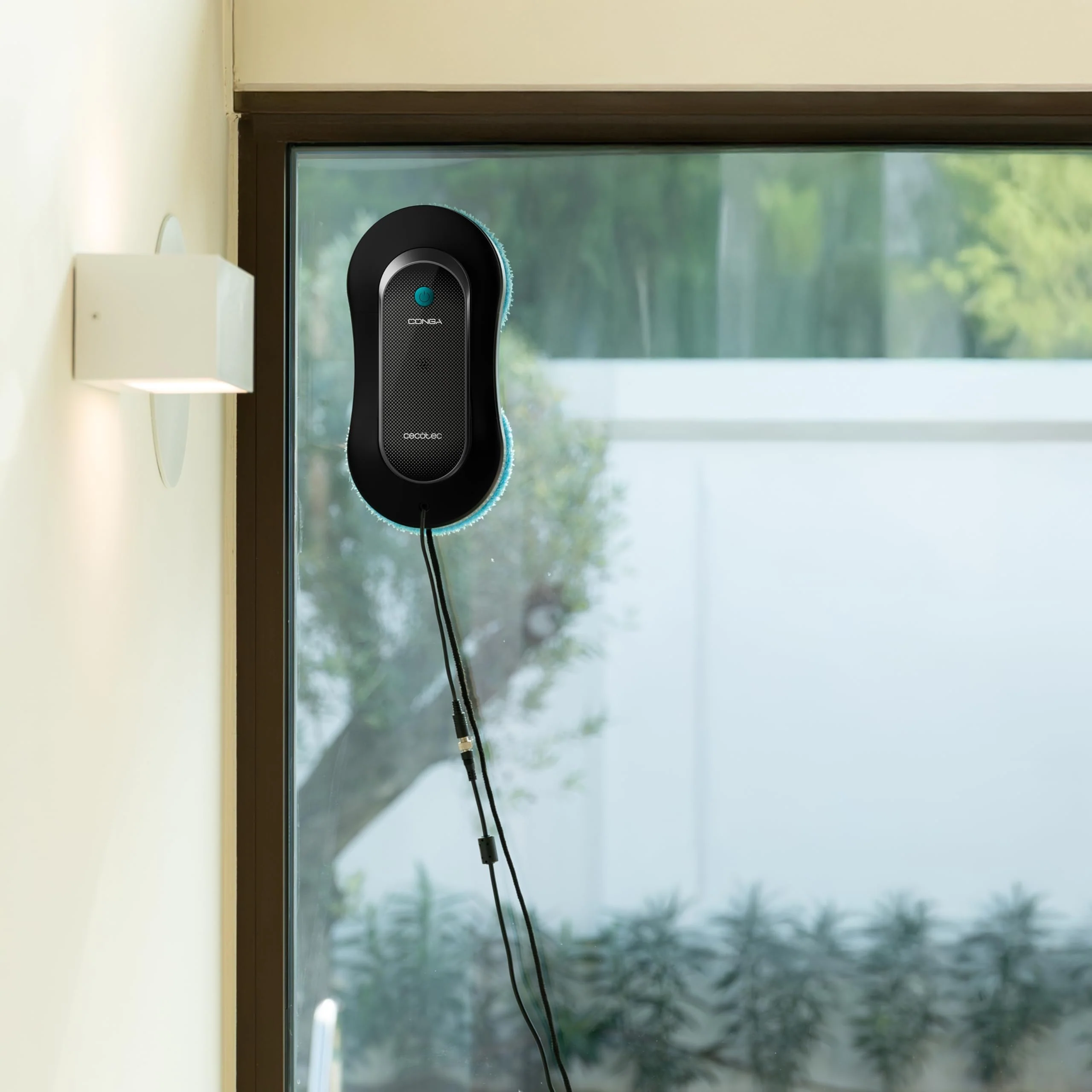 Cecotec Robot Fensterreiniger Conga Windroid 1090 Double Spray Connected 3in1; Sprüht, reinigt und trocknet, Doppelspray, APP, Fernbedienung, 8Modi, Aktionsradius 7,5m, Sicherheitskordel, Reinigungsse - Image 7