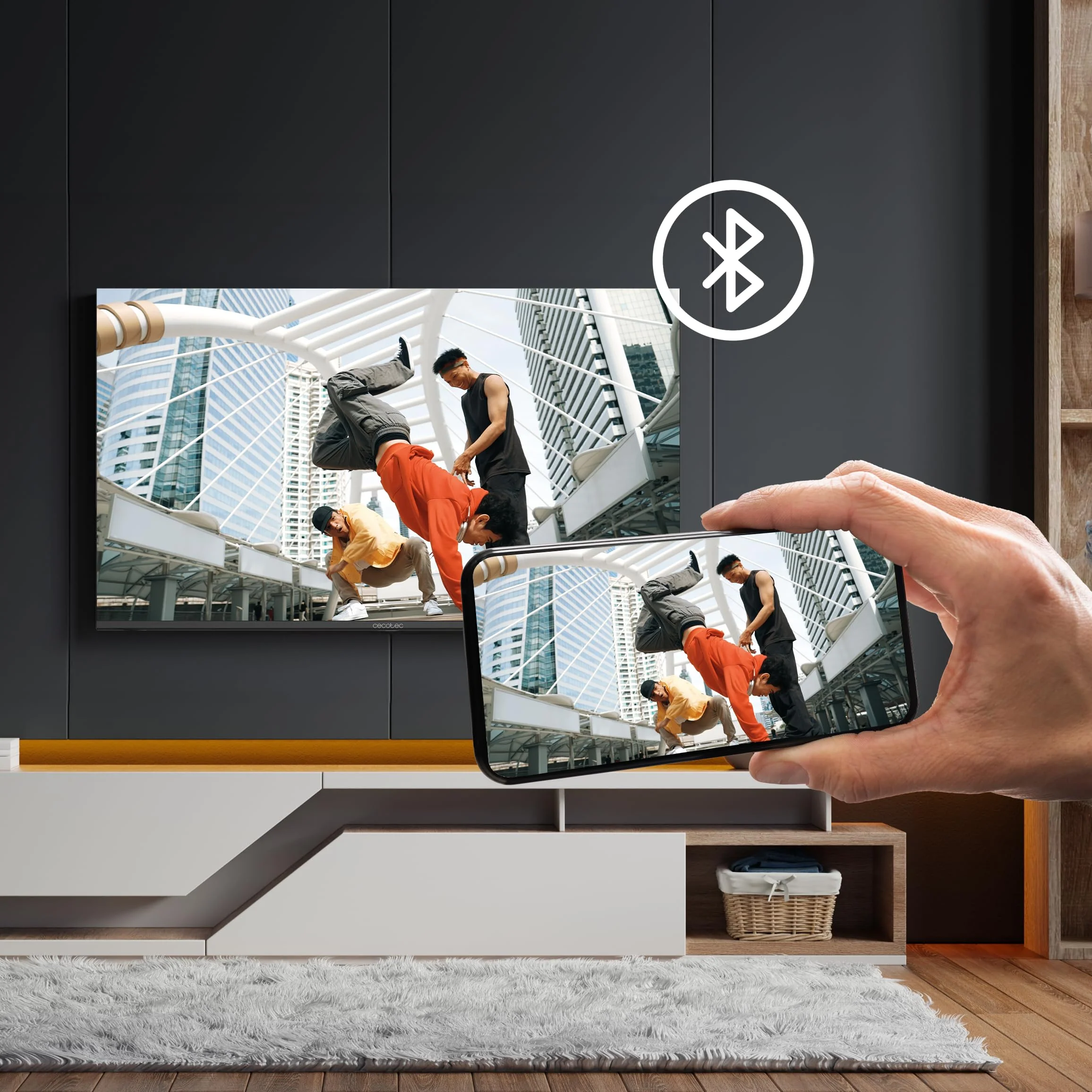 Cecotec Smart TV - LED-Fernseher mit 43 Zoll, 4K UHD-Auflösung - A4 Serie ALU40043. Google TV, Dolby Audio, HDMI 2.1, USB 3.0, HDR10, 16 GB ROM, Google Voice Assistant und Chromecast - Image 7